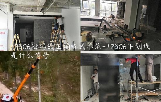 12306密码的正确格式示范-12306下划线是什么符号