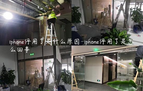 iphone停用了是什么原因-iphone停用了是怎么回事