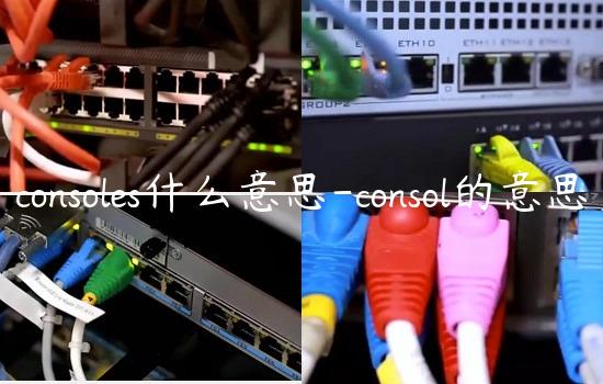 consoles什么意思-consol的意思